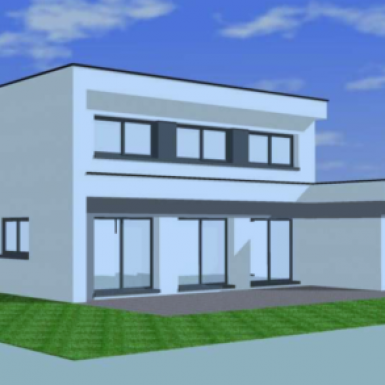 Maison neuve contemporaine