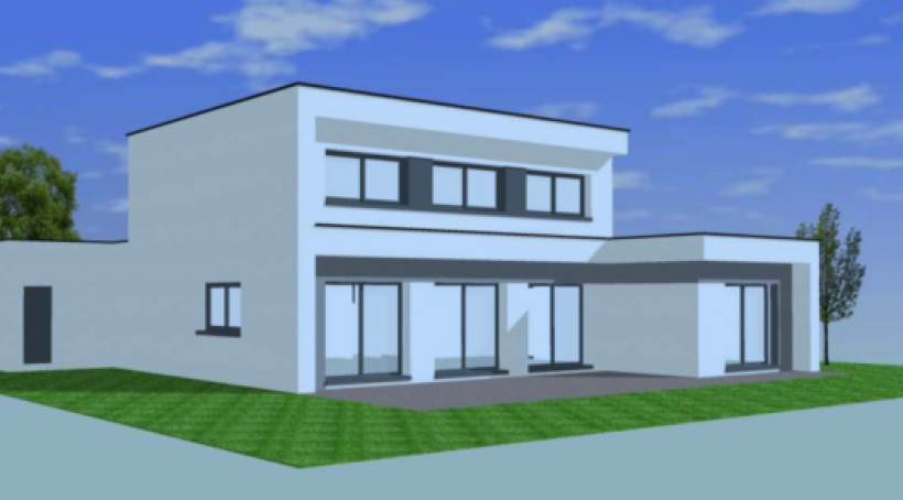 Maison neuve contemporaine