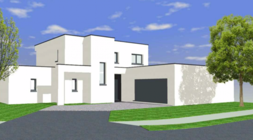Maison neuve contemporaine